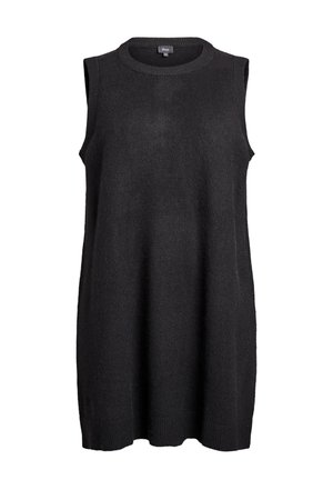 Svetríkové šaty - black