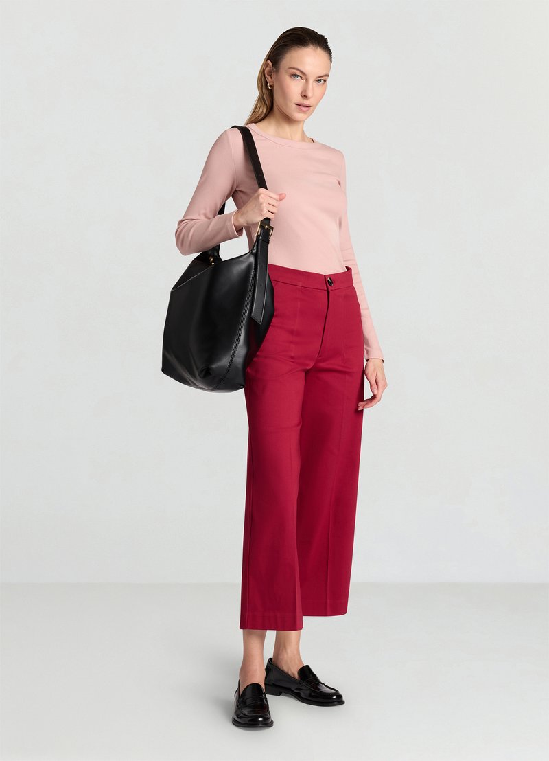 NaaNaa - Crop top con scollo a cuore e maniche a sbuffo, colore rosa | ASOS
