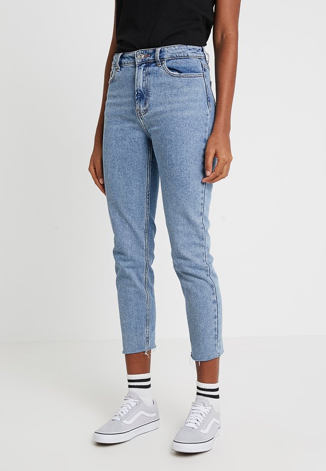 ONLEMILY RAW MAE - Jeans Straight Leg - light blue denim