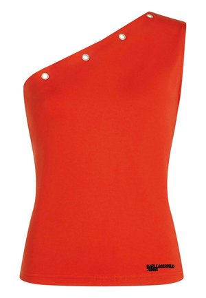 Karl Lagerfeld Jeans, ONE-SHOULDER - Top - high risk red