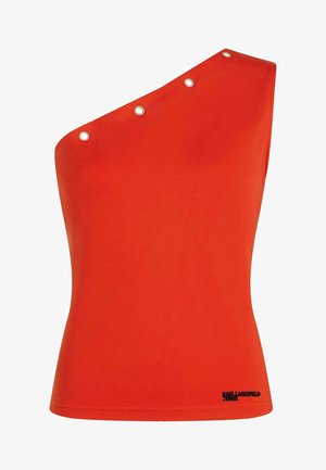 Karl Lagerfeld Jeans, ONE-SHOULDER - Top - high risk red