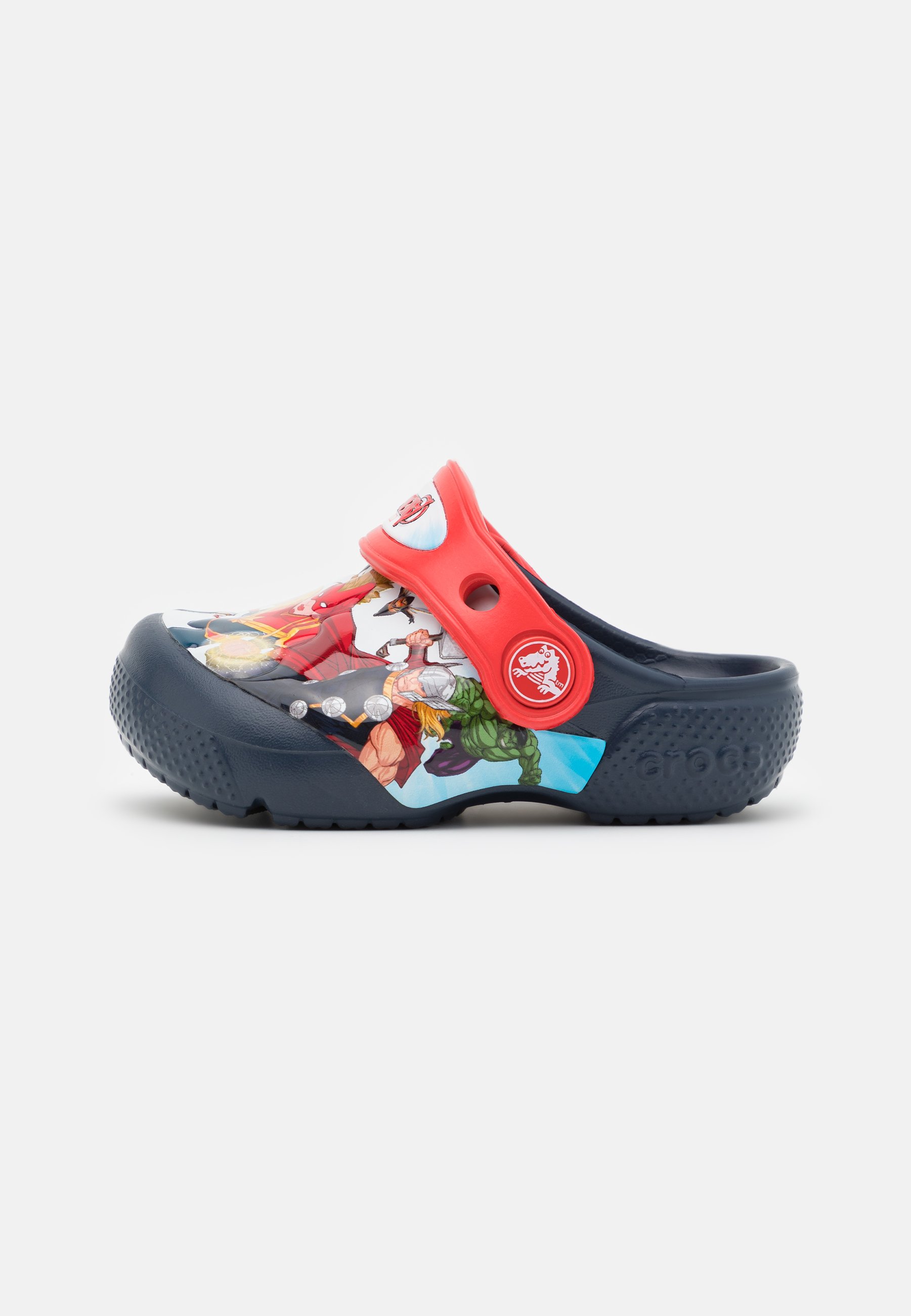 Crocs Crocs Marvel Avengers Patch Badesandale Navy Dunkelblau Zalando De