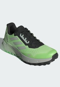 adidas Terrex AGRAVIC FLOW 2.0  - Trail hardloopschoenen - semi green spark   wondersilver   core black