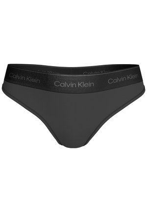 Calvin Klein Underwear, THONG ICON COTTON MODAL - Tanga - black