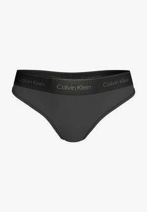 Calvin Klein Underwear, THONG ICON COTTON MODAL - Tanga - black