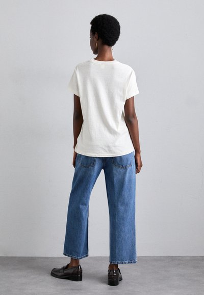 RE/DONE 70S LOOSE TEE WOODSTOCK - Print T-shirt - vintage white