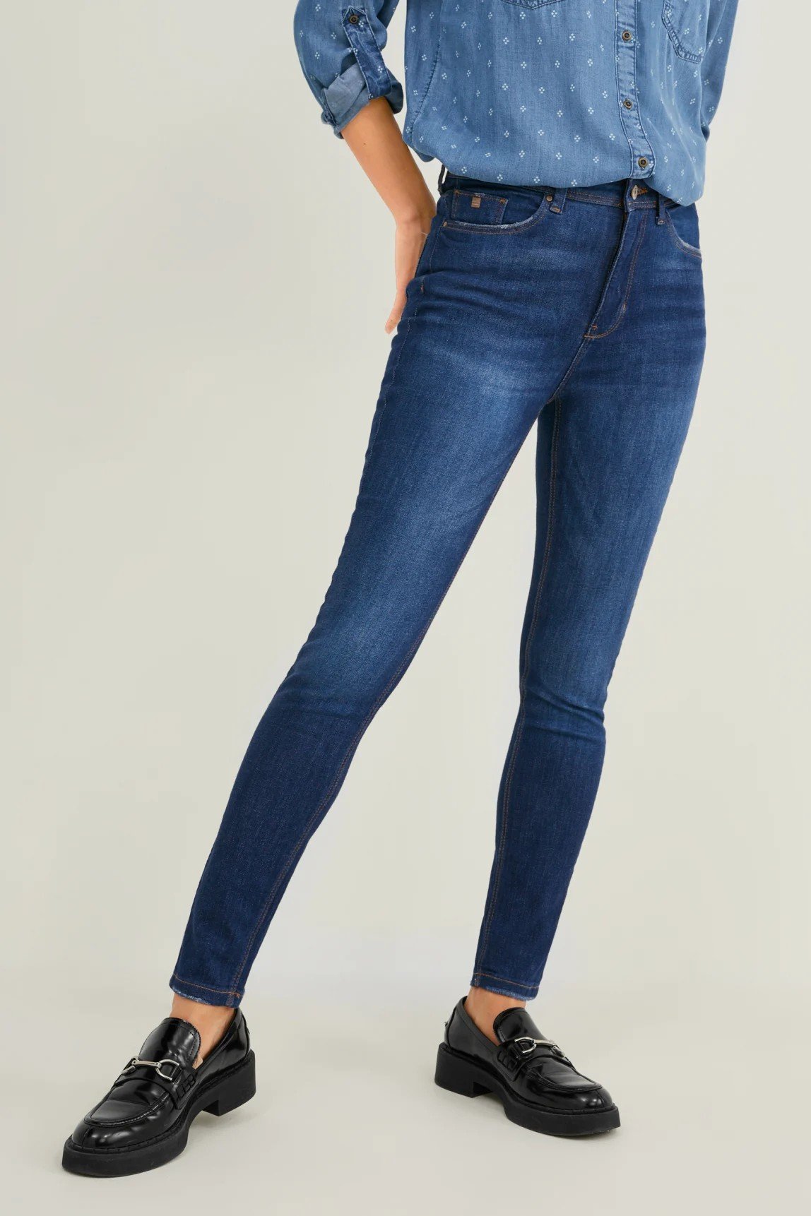 C\u0026A Slim fit jeans - denim blue/blue - Zalando.de
