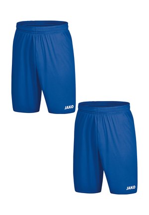 JAKO 2ER-SET ELASTISCHER BUND KORDELZUG - Kurze Sporthose - blau