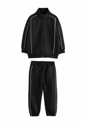 Next, SPORTY ZIP THROUGH JOGGERS SET - Trainingsanzug - black