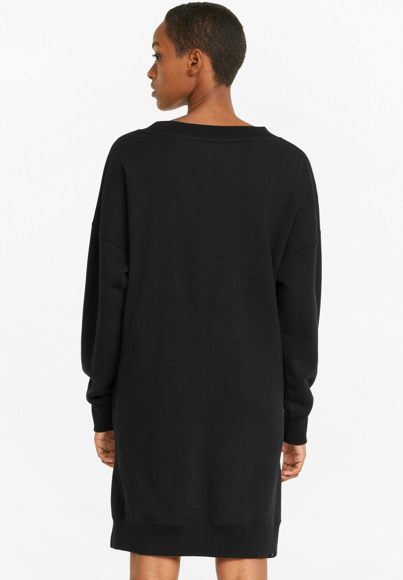 Damen Sportbekleidung | Puma KVINDE Freizeitkleid puma black/schwarz - LB25623 Damen Sportbekleidung | Puma KVINDE Freizeitkleid puma black/schwarz - LB25623