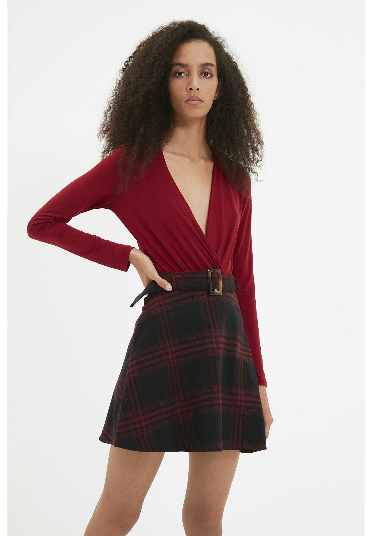 Trendyol Gonna a campana - red/rosso - Zalando.it
