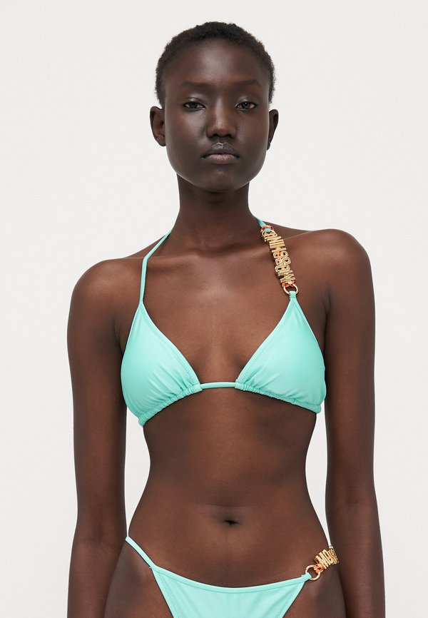 TRIANGOLO - Bikini top - azzurro