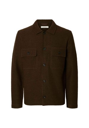 Selected, CARDIGAN - Gilet - demitasse