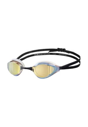 PYTHON MIRROR - Svømmebriller - gold-white-black