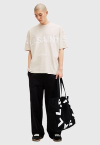AllSaints BIGGY CREW - Camiseta estampada - true beige