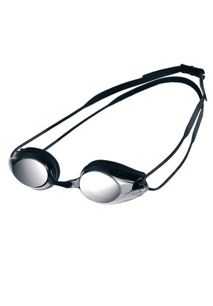 Arena TRACKS MIRROR - Occhialini da nuoto - black smoke silver black
