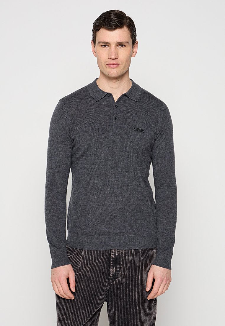 Barbour International Poloshirt grijs
