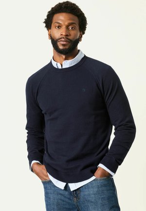 FatFace, TALL FIT - CREW NECK KNITTED JUMPER - Strickpullover - navy