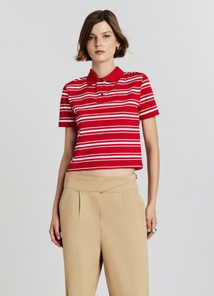 Calliope A RIGHE - Poloshirt - var rosso medio