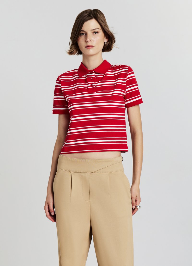 Calliope A RIGHE - Polo - var rosso medio