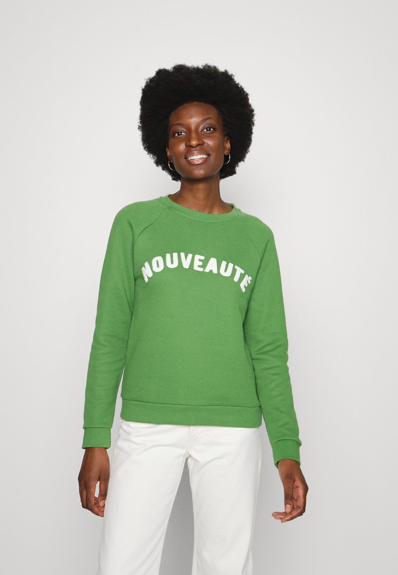 Whistles NOUVEAUTE LOGO Sweatshirt green/dark green Zalando.de