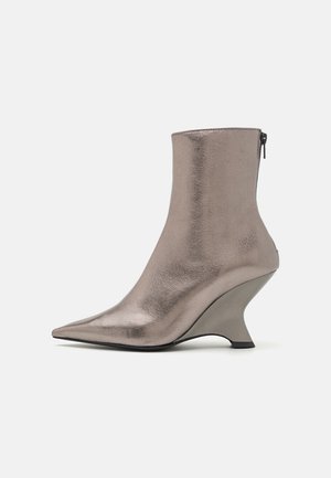 Pinko ALBENIZ TRONCHETTO - Bottines à talons hauts - gun metal