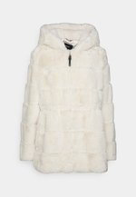 dkny fur coat