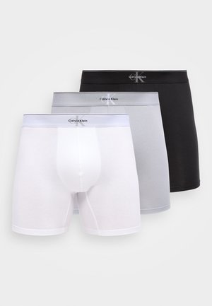 BRIEF CK X COTTON 3 PACK - Boxeralsók - black/misty grey/white