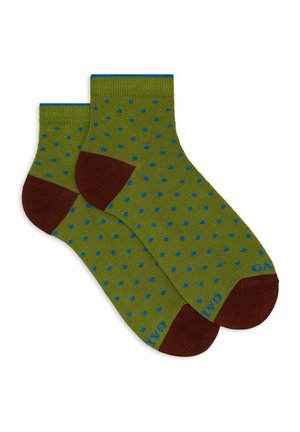 Gallo SUPER WITH POLKA DOT PATTERN - Calze - erba egeo