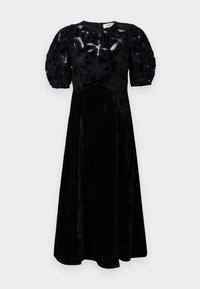 ALICE EMBROIDERY PUFF DRESS - Robe de cocktail - black
