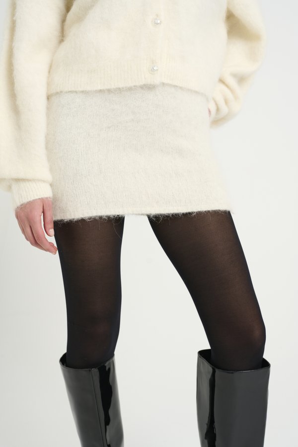 SANA SKIRT - Mini skirt - egret4