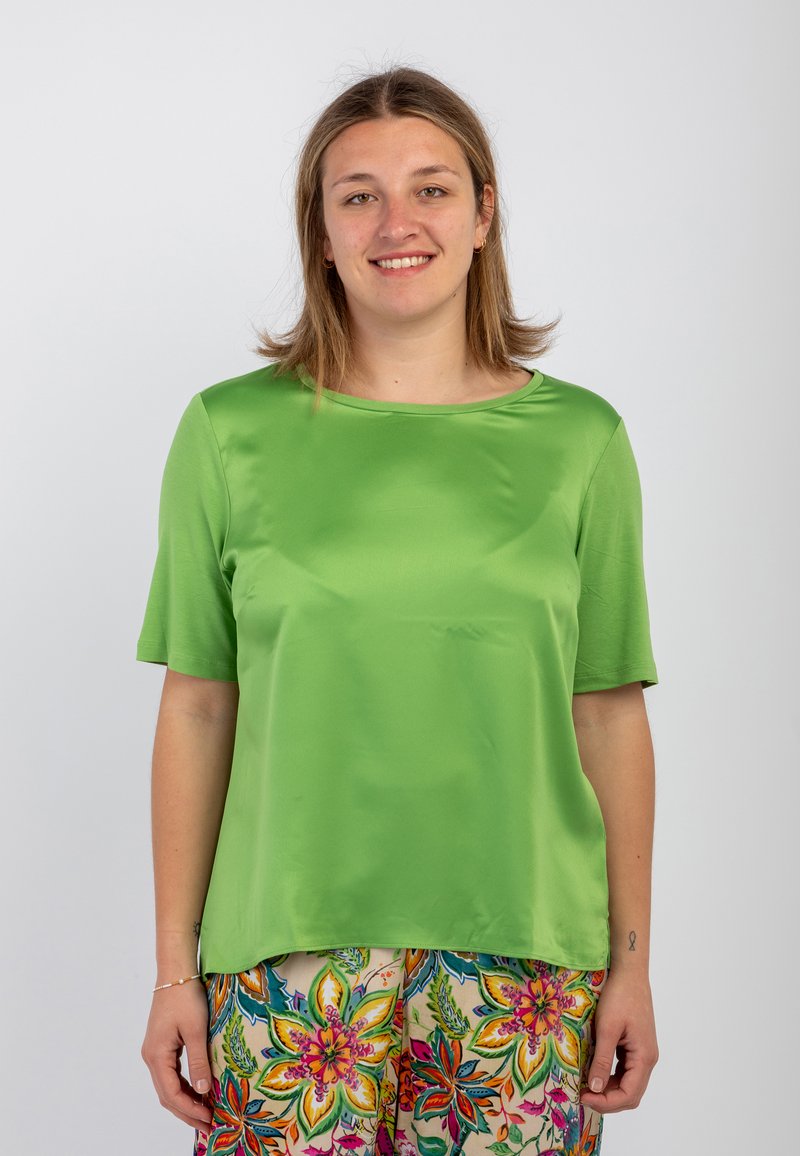 Luisa Viola T-shirt basic - verde