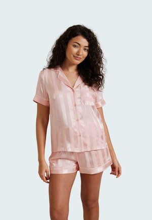 Chelsea Peers JACQUARD STRIPE SET - Pyjama - pink