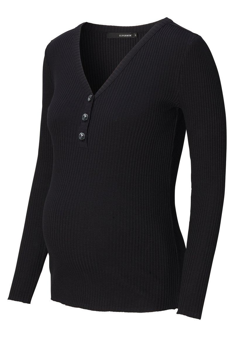 Supermom Longsleeve zwart