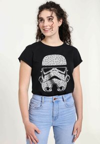 Star Wars STAR WARS: CLASSIC LEOPARD TROOPER - Triko s potiskem - black
