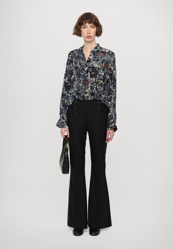 TRUETT SOFT BUTTERFLIES - Button-down blouse - encre4