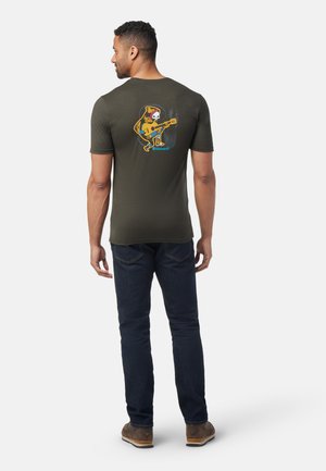 S/S GRPHT GUITAR SLM - Camiseta estampada - north woods heather