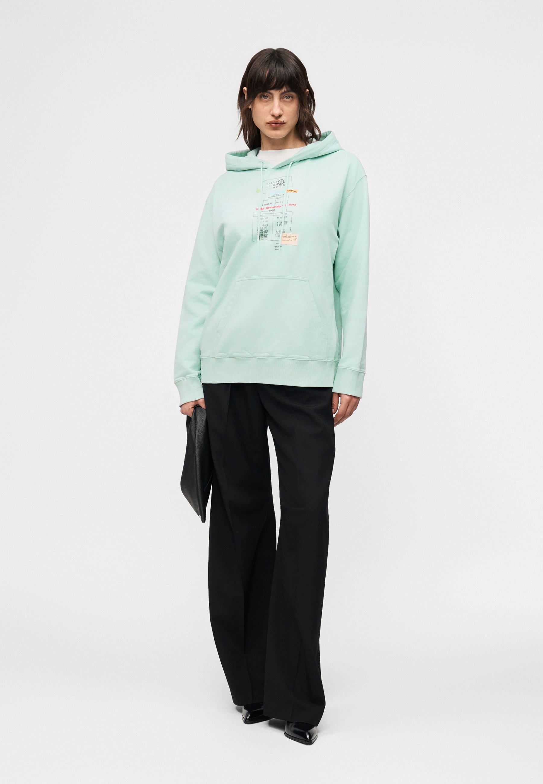 MM6 Maison Margiela Hoodie - light turquoise/turquoise - Zalando.co.uk