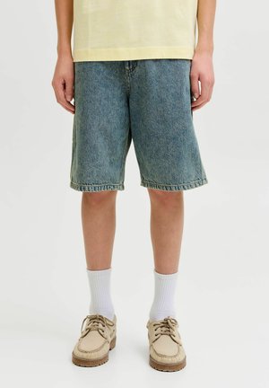 Jack & Jones Junior BAGGY FIT SHORTS BAGGY FIT BAGGY FIT SHORTS JUNIOR - Jeansshort - blue denim