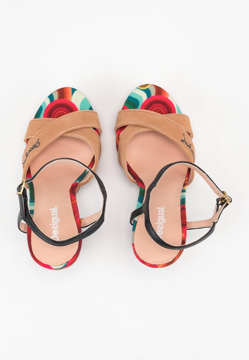 Womens Sandals Desigual Sandal Heart Heel Sandal