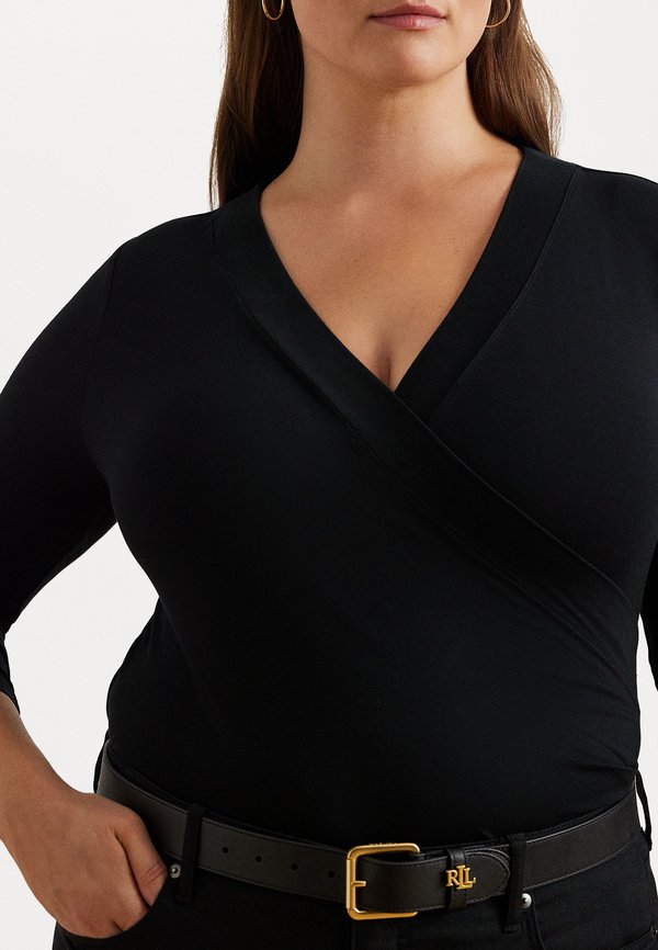 WRAP STYLE JERSEY TOP - Long sleeved top3