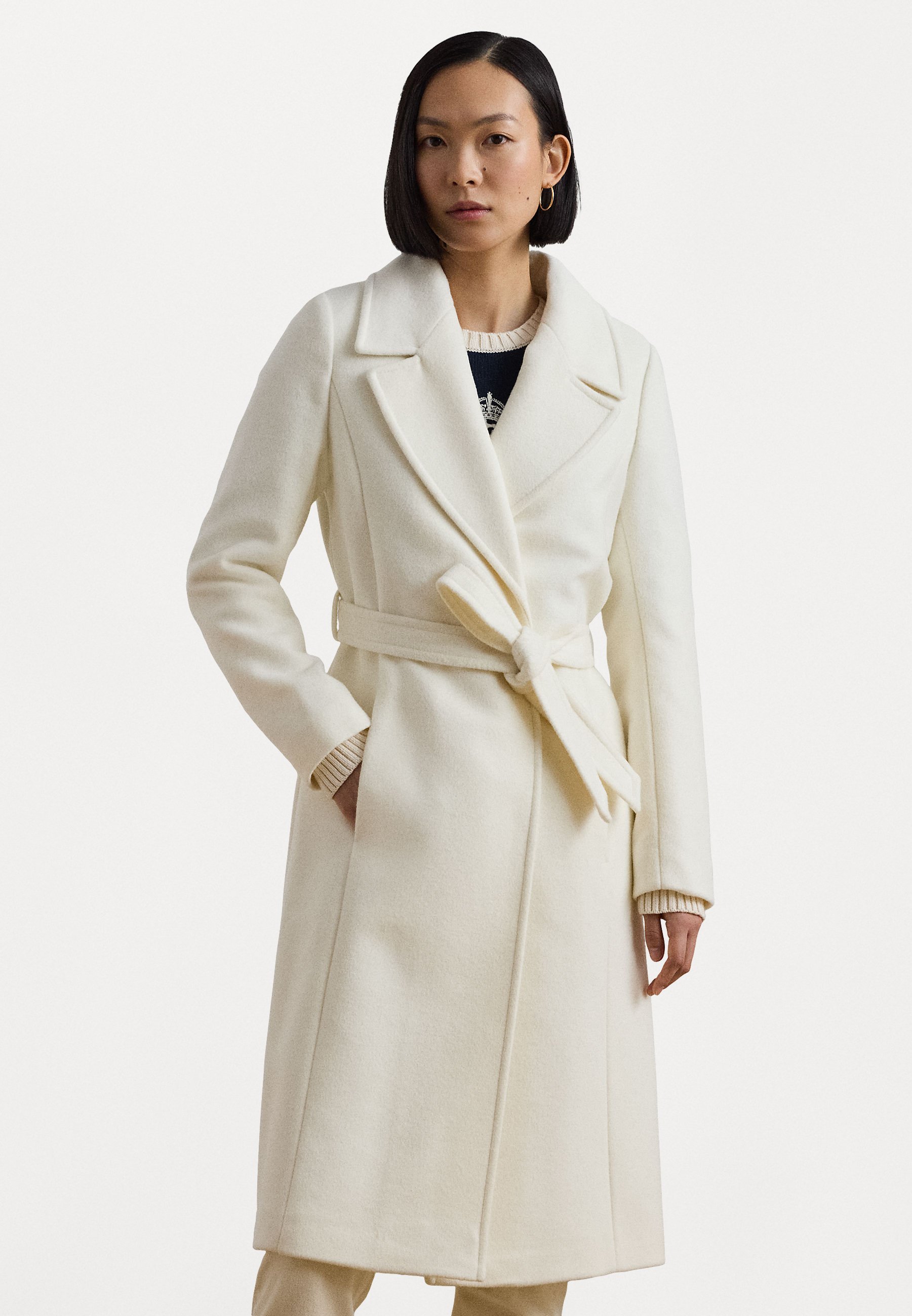 Macys Lauren Ralph Lauren Wool Blend Wrap Coat Lauren Ralph Lauren