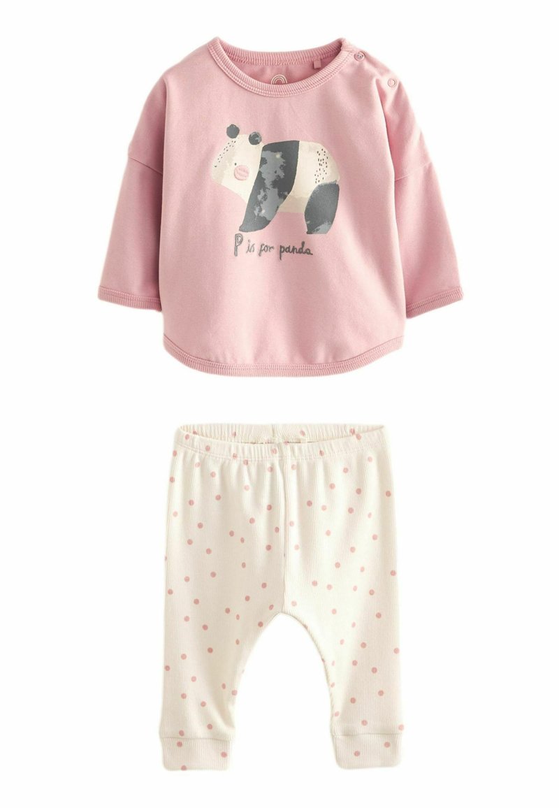Next SET STANDARD - Pikkade varrukatega topp - pink panda