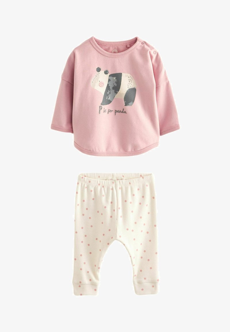 Next SET STANDARD - Pikkade varrukatega topp - pink panda