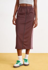 adidas Originals SKIRT - Pencil φούστα - shadow brown