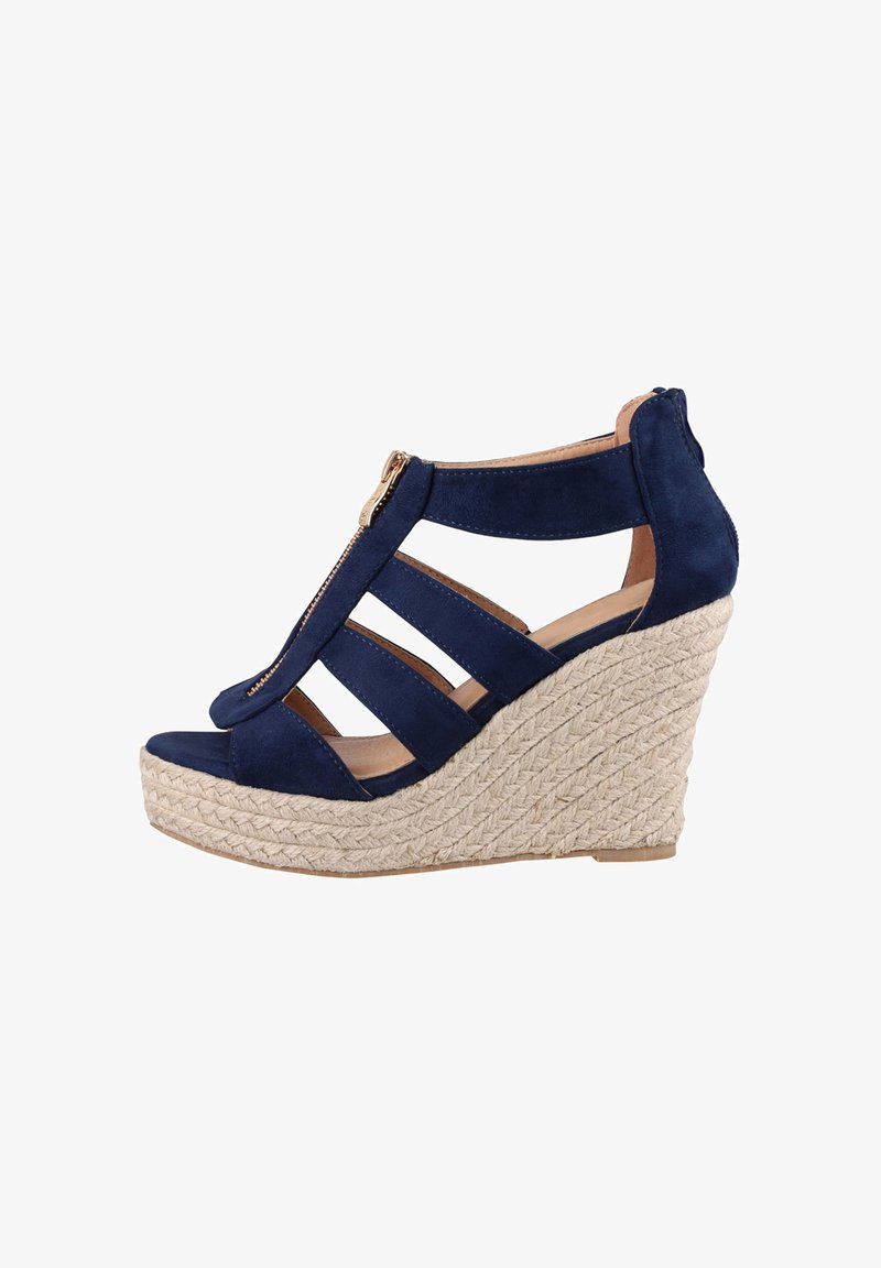 Elara Sandalen met plateauzool - blau
