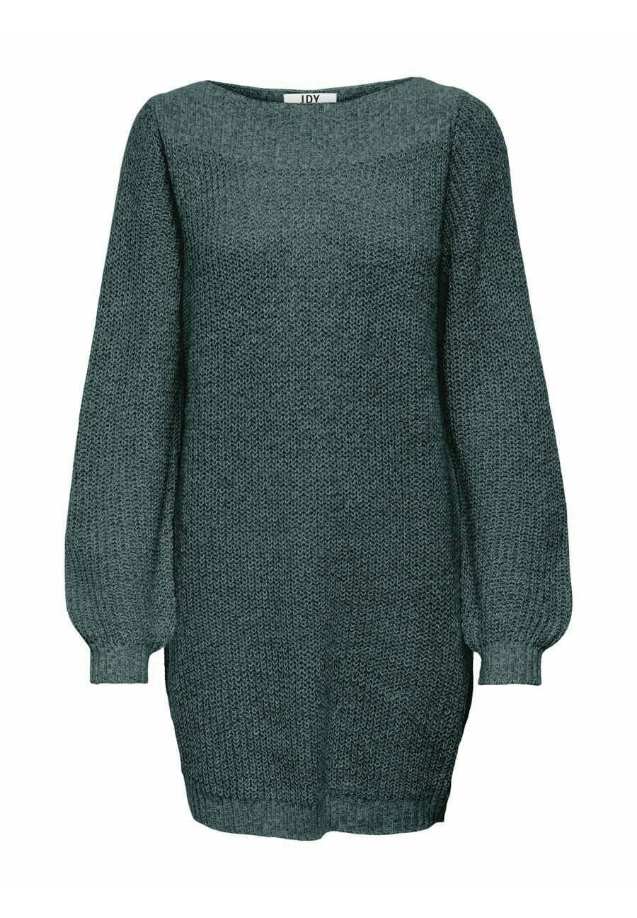 Robe Pull Côtelé H&M Femme - Noir - Taille XS - Col Capuche - Manches 3/4