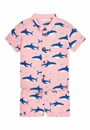 2-PIECE SHARK SET - REGULAR FIT - Rövidnadrágok - coral