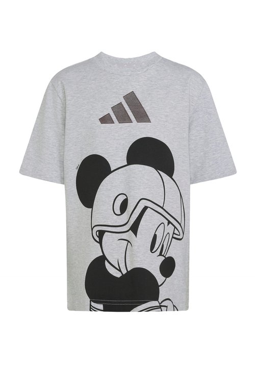 adidas LITTLE KID DISNEY MICKEY UNISEX - Print T-shirt - light grey heather/off white — foto 5