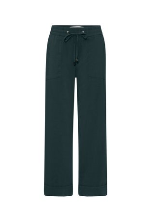Street One, STRAIGHT LEG HOSE IM CASUAL FIT MIT TURN-UP - Bukser - dark shadowed teal
